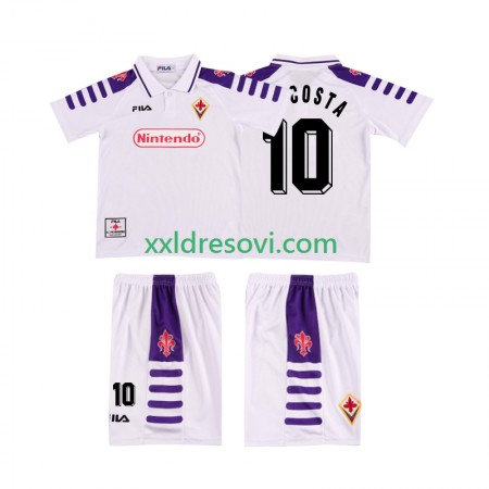 ACF Fiorentina RUI COSTA 10 1999 Retro Gostujući Dječji Nogometni Dres 1998
